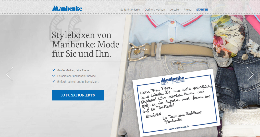 Personal Shopping Insider Manhenke Startseite