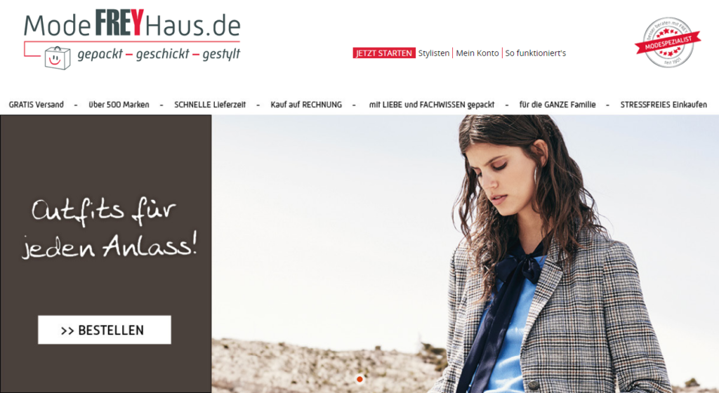 Personal Shopping Insider ModeFREYHaus Startseite